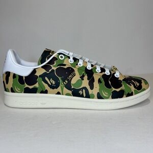 adidas Stan Smith Camouflage Sneakers - Green, Black, Tan